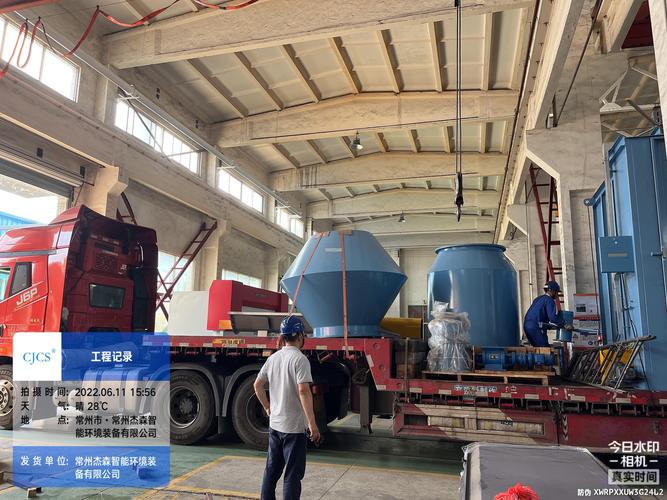 杰森专业铸造工厂粉尘治理系统集成商大型设备发货现场